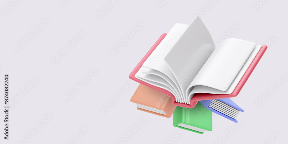 Fototapeta premium Education concept isolated on white background. Vector illustration