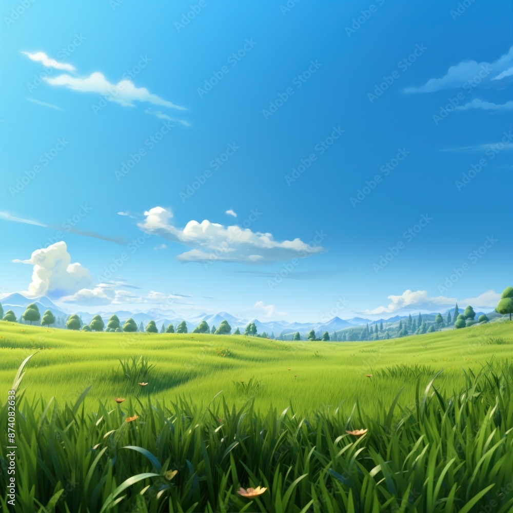 Grass field landscape grassland. Grass field landscape grassland.