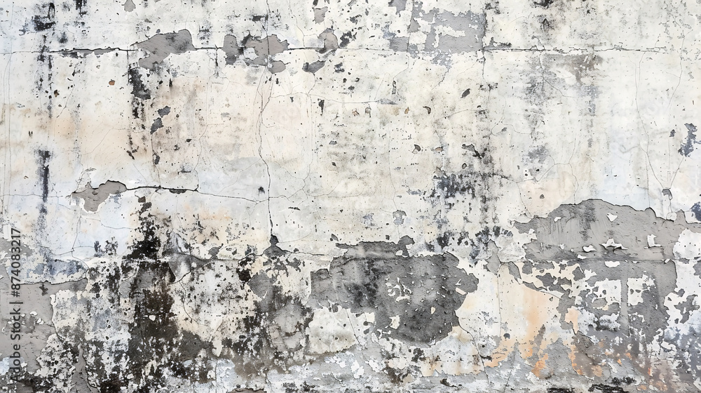 Fototapeta premium Old grungy concrete wall as background or texture
