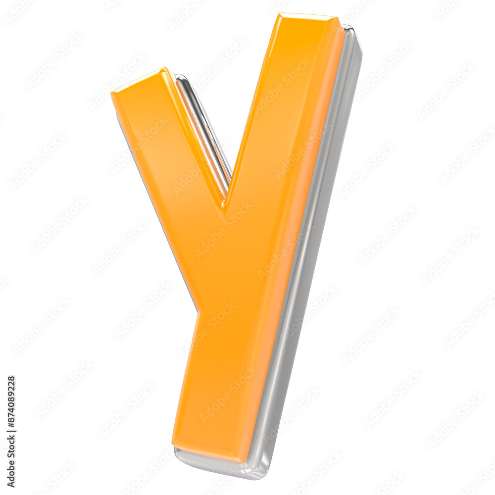 Y Letter 3D Render Y Letter 3D Render