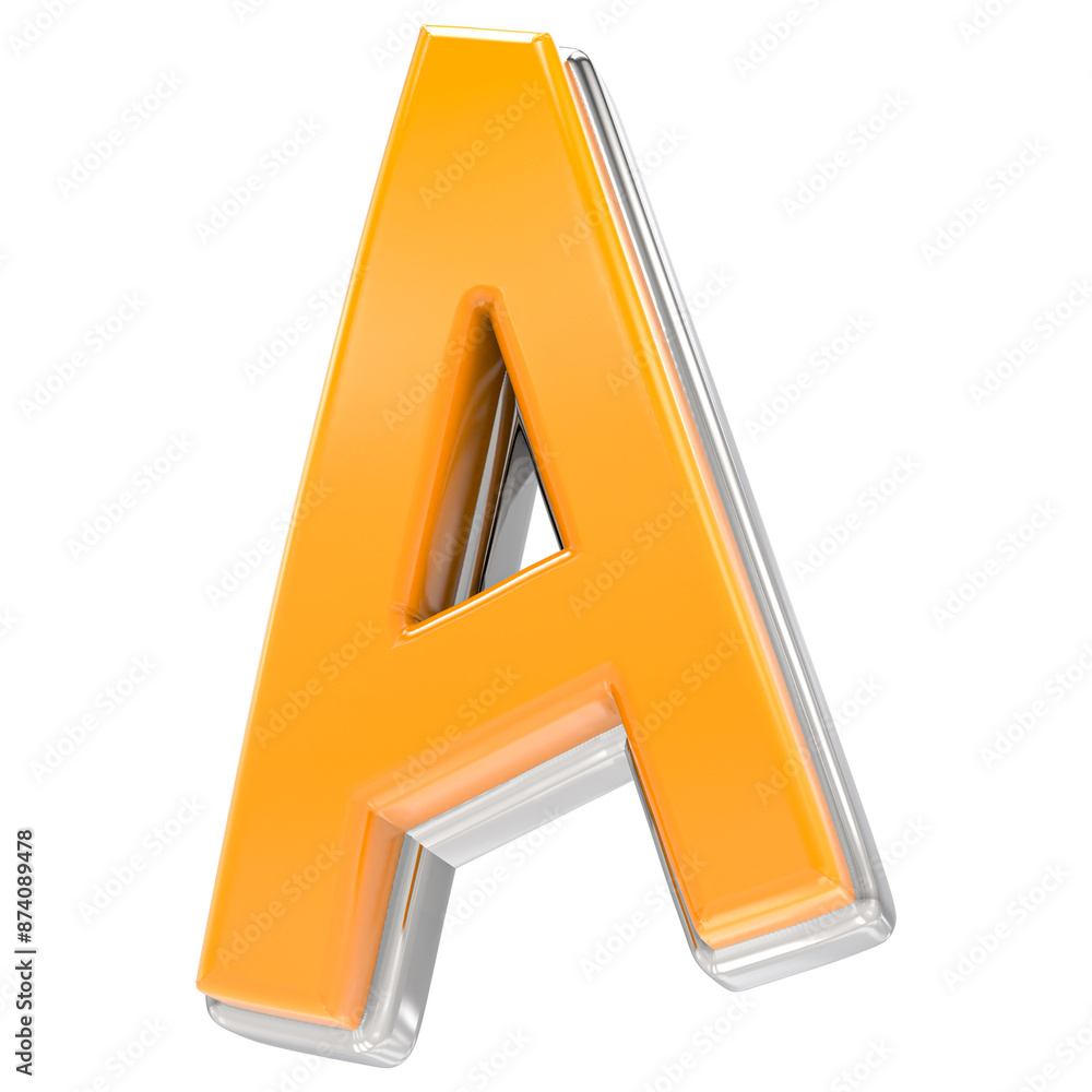 A Letter 3D Render A Letter 3D Render