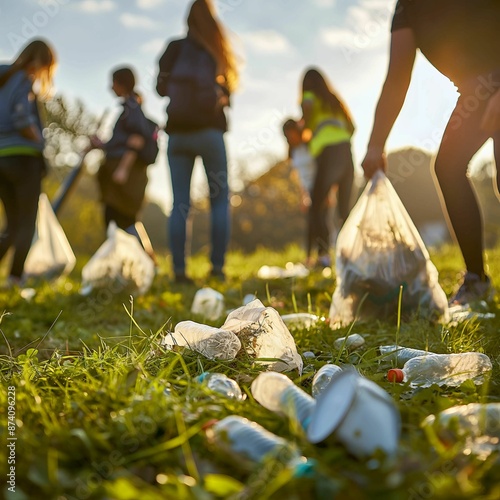 Community Effort: Cleaning Up Waste.