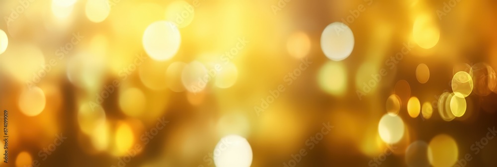 Abstract Golden Bokeh Lights Background Abstract Golden Bokeh Lights Background