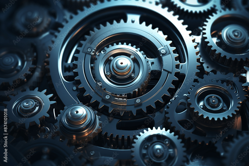 Abstract gear wheel mechanism background, machine and engineering tool equipment technology Abstract gear wheel mechanism background, machine and engineering tool equipment technology