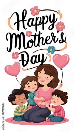 Happy Mother’s Day (Days- Illustration-typography)