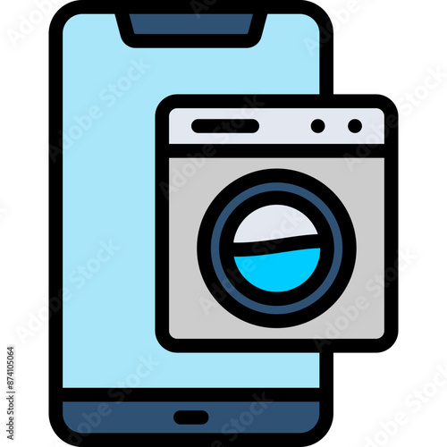 Mobile Laundry Icon