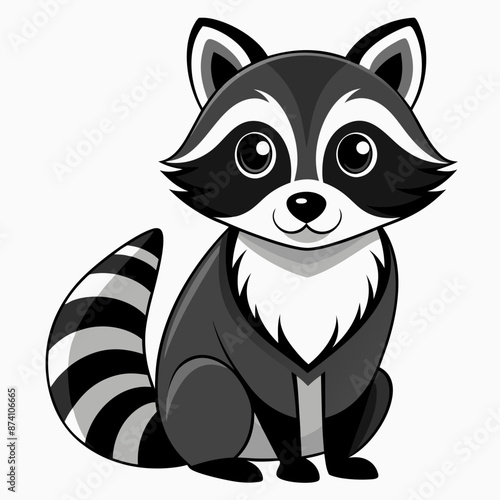 raccoon logo, raccoon icon, racoon, raccoon cartoon, illustration