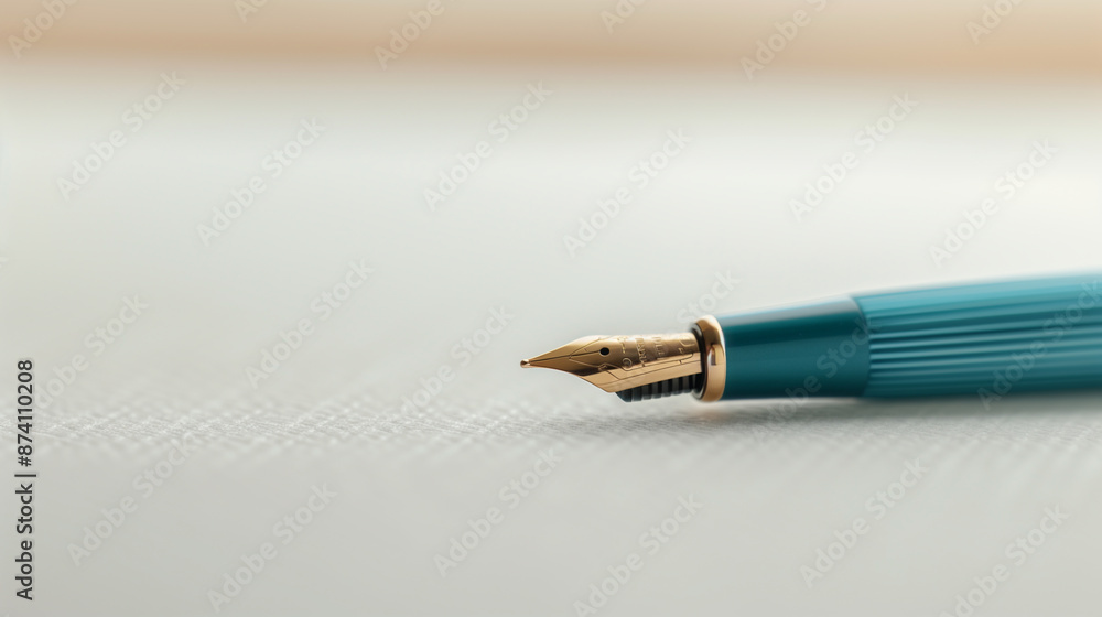 handwritten letter with a fountain pen on a soft cream background handwritten letter with a fountain pen on a soft cream background