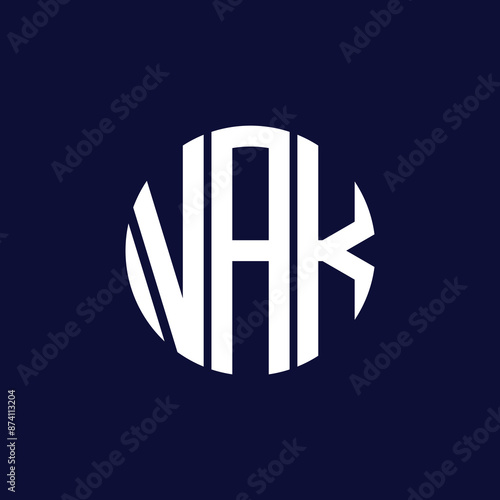 vak circle logo design