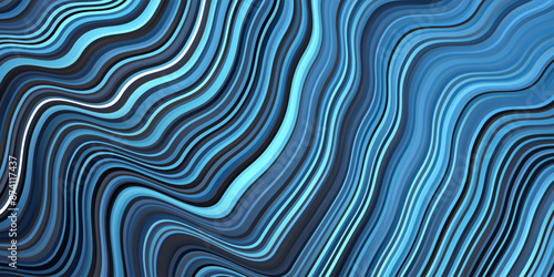 Dark BLUE vector layout with circular arc.