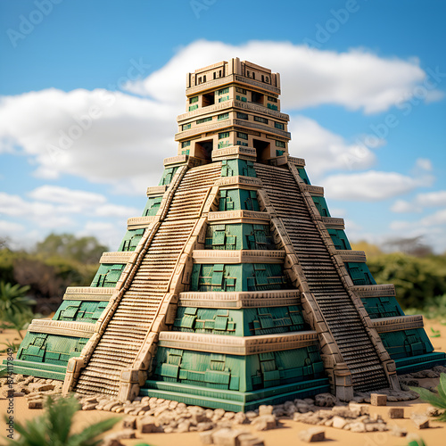 The Majestic Stone Edifices of Aztec Pyramids: A Testament to Ancient Civilisation photo