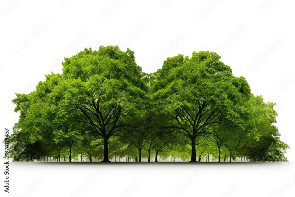 Obraz premium Green Trees forest green tree.
