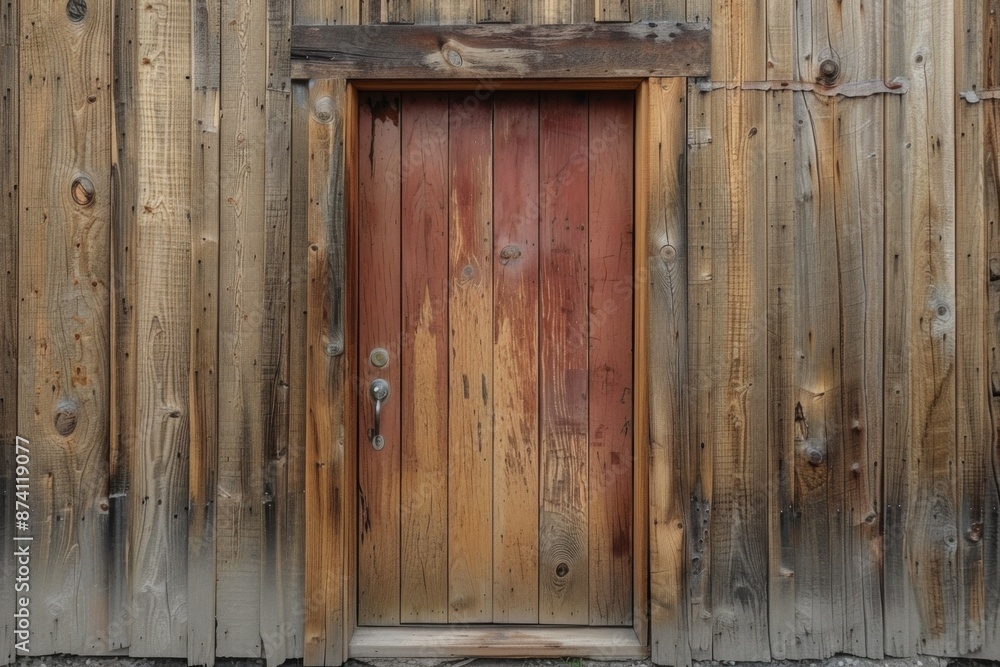 Rustic Wooden Door in Barn Rustic Wooden Door in Barn