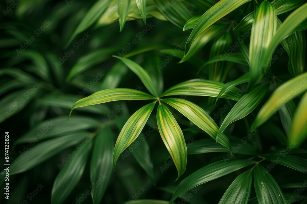 Tropical Foliage Close-Up Tropical Foliage Close-Up