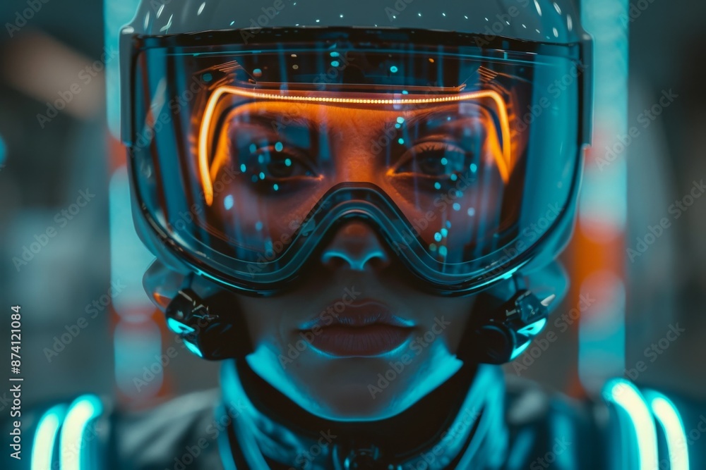 Futuristic Sci-Fi Portrait Futuristic Sci-Fi Portrait
