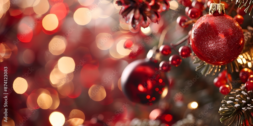 festive celebration background, Christmas event, red, happy Christmas, new years event, glitter tree festive celebration background, Christmas event, red, happy Christmas, new years event, glitter tree