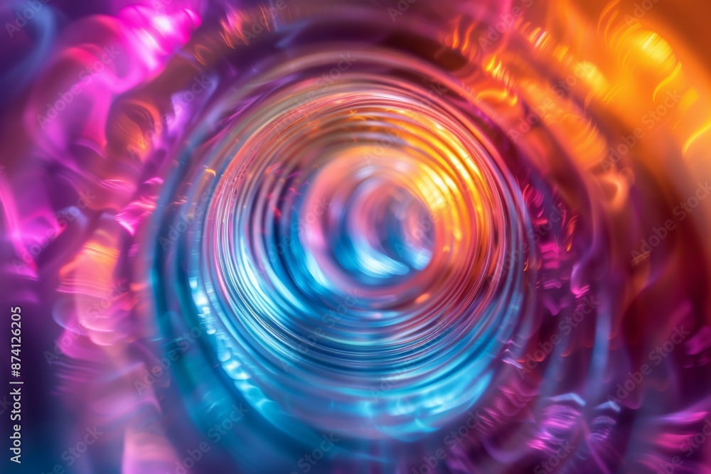 Abstract Colorful Swirl