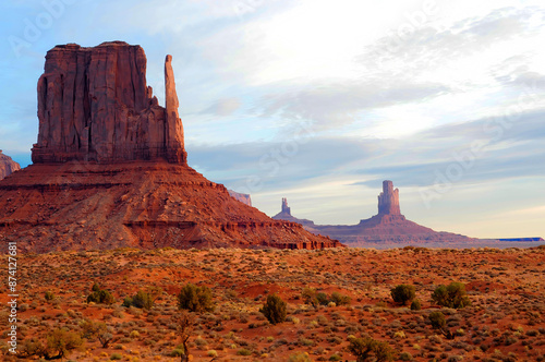 Desolate and Barren Monument Valley Arizona USA Navajo Nation