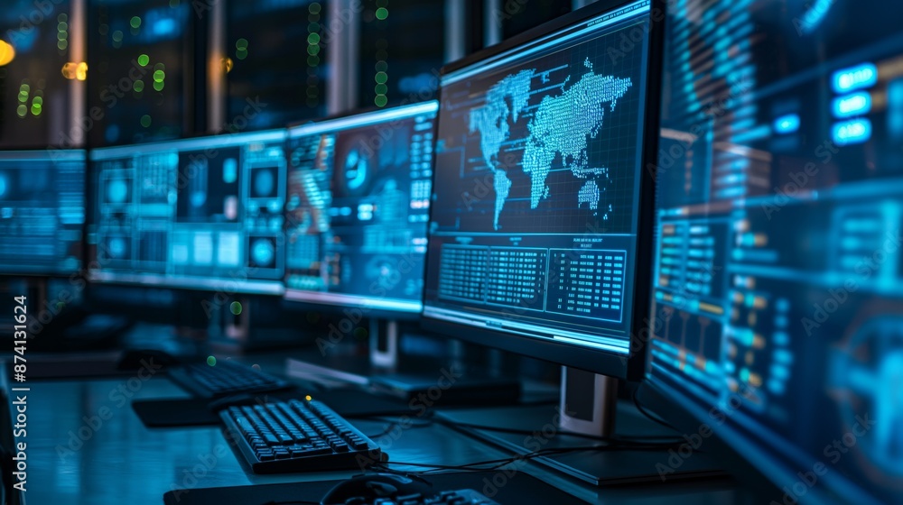 An AI system analyzing logs for suspicious activities An AI system analyzing logs for suspicious activities