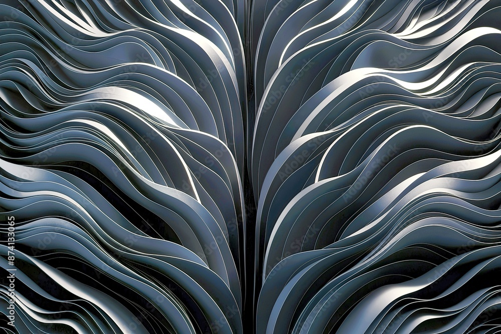 design of layered, wavy patterns design of layered, wavy patterns