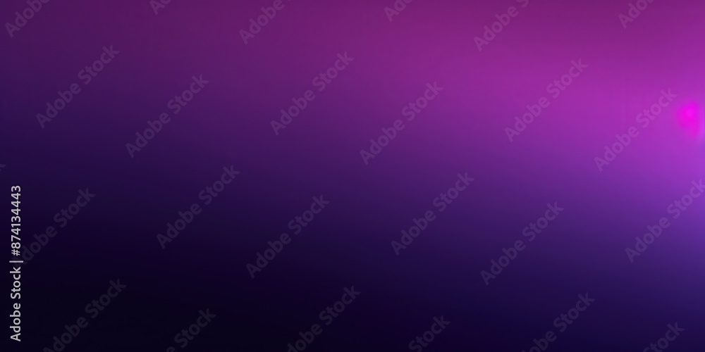 Obraz premium Dark purple background with glowing pink light in the corner