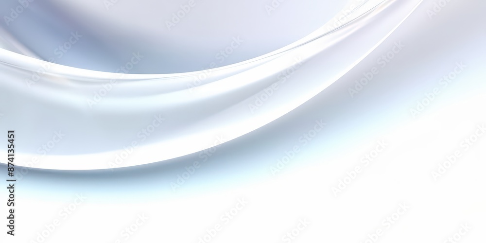 Soft, Flowing, White Silk-Like Fabric Soft, Flowing, White Silk-Like Fabric