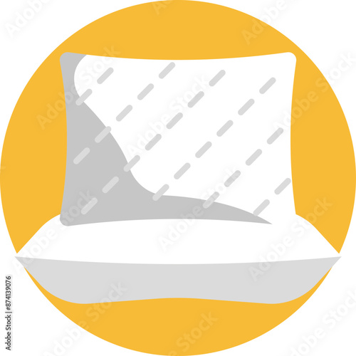 Two fluffy pillows symbolizing comfort and relaxation for a peaceful sleep.