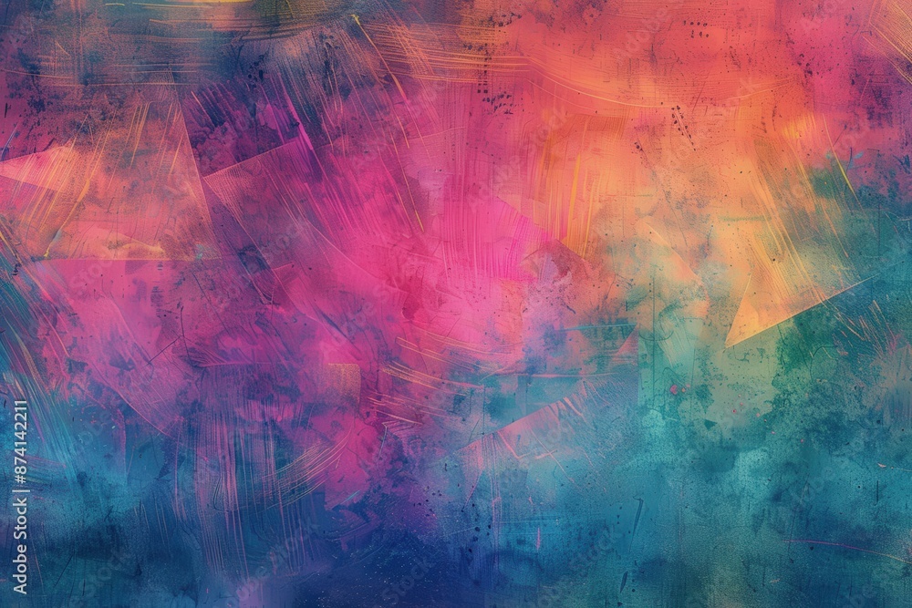 custom made wallpaper toronto digitalAbstract Surreal Gradient Background with Digital Noise Effect in Vibrant Colors