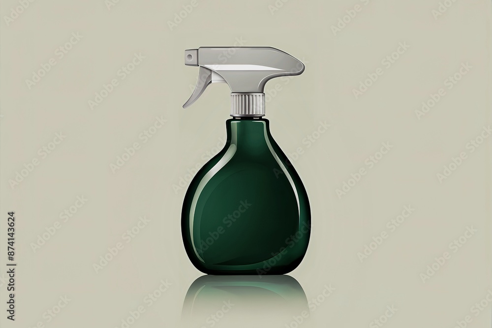 A sleek and minimalist design of a spray bottle A sleek and minimalist design of a spray bottle