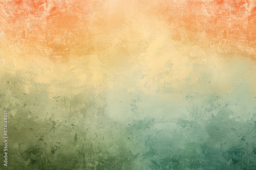 Abstract Surreal Digital Soft-Focus Gradient Background with Blends of Orange and Green Abstract Surreal Digital Soft-Focus Gradient Background with Blends of Orange and Green