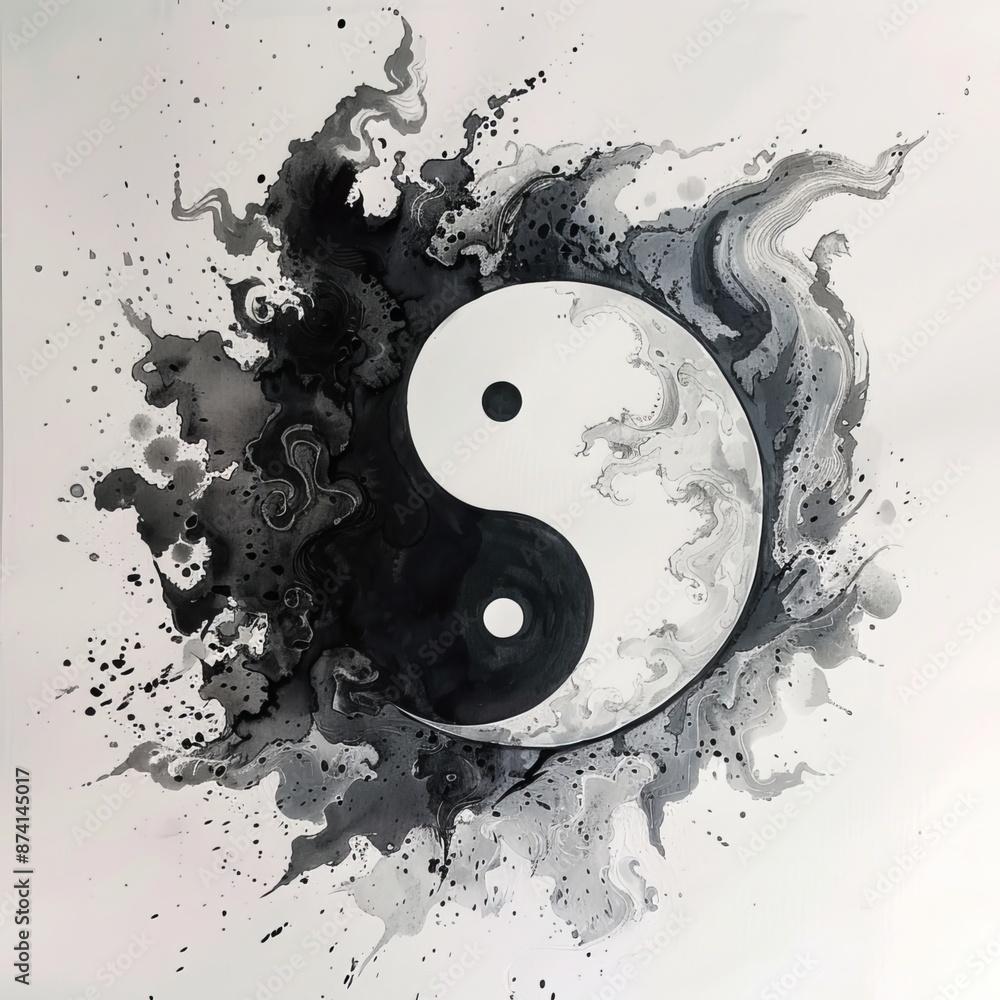 Yin and Yang represent balance in Chinese philosophy. They are ...