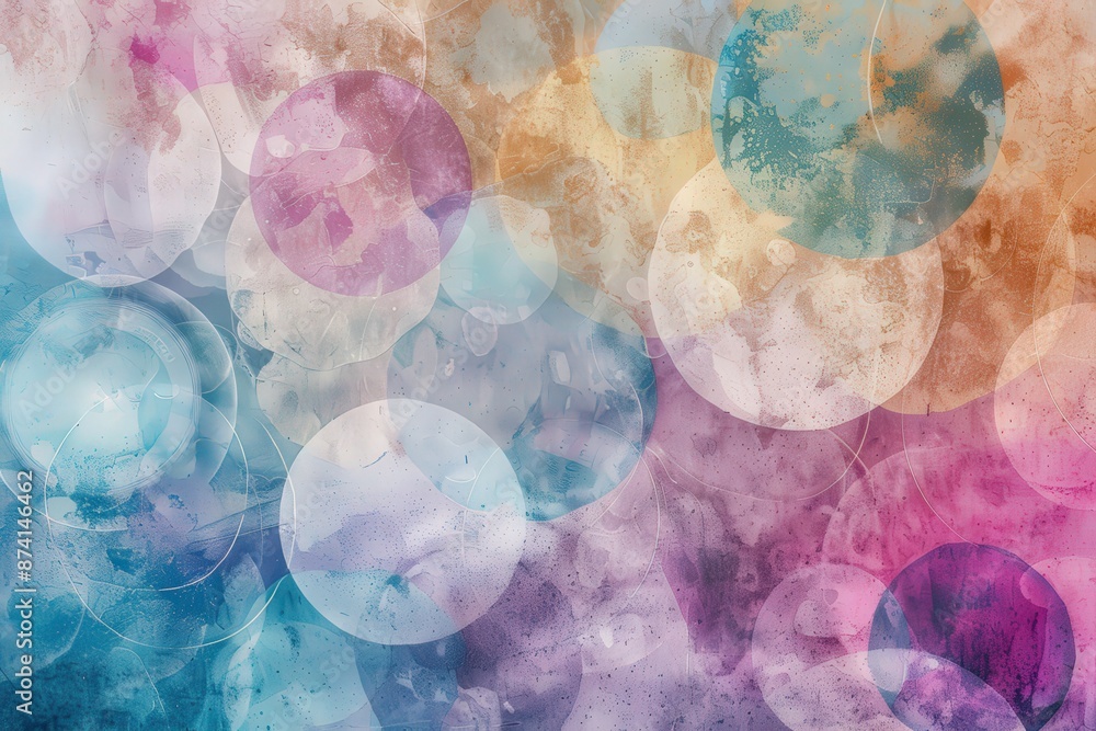Abstract Surreal Digital Art with Soft Focus and Gradient Background in Vibrant Colors Abstract Surreal Digital Art with Soft Focus and Gradient Background in Vibrant Colors