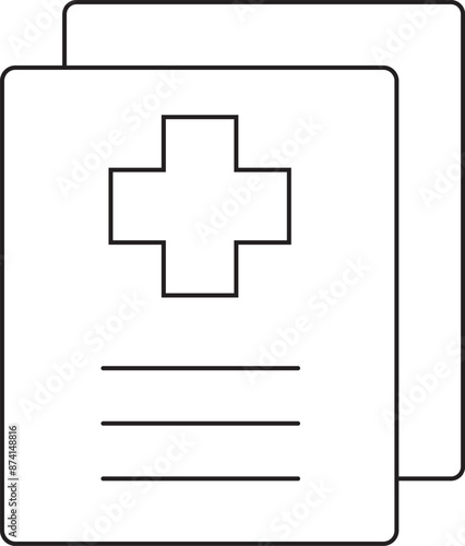 Medical Care Outline Icon