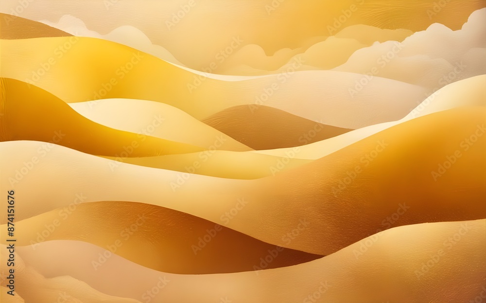 A stunning gradient of light golden colors, A stunning gradient of light golden colors,
