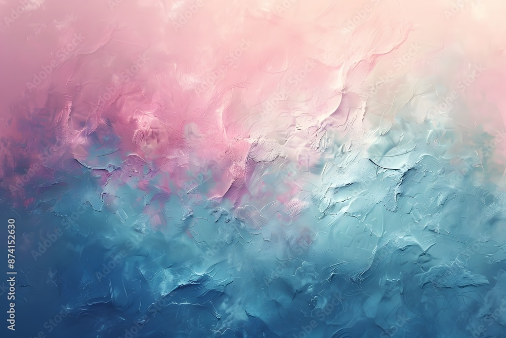 Fototapeta premium Abstract Pastel Texture with Pink and Blue Gradient