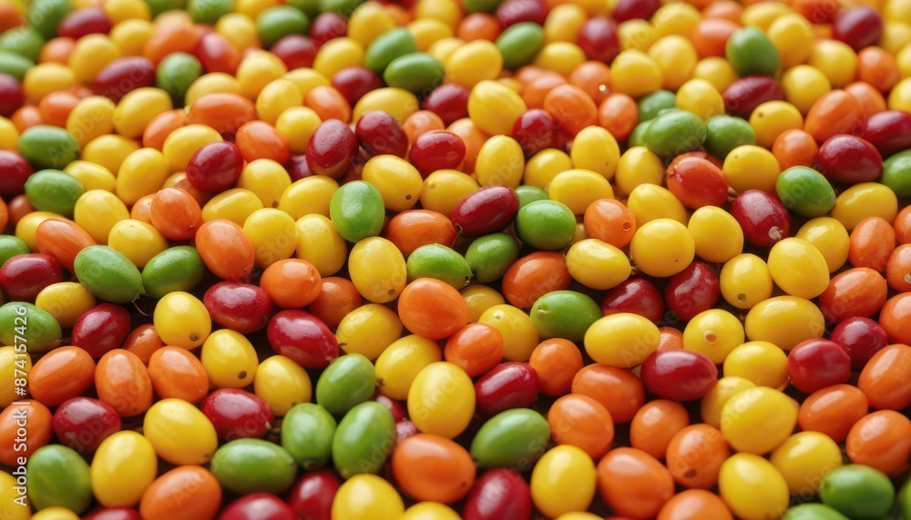 Colorful Egg Shaped Objects. Colorful Egg Shaped Objects.