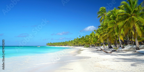 Fototapeta Naklejka Na Ścianę i Meble -  Isla Saona a tropical island in the Caribbean Sea