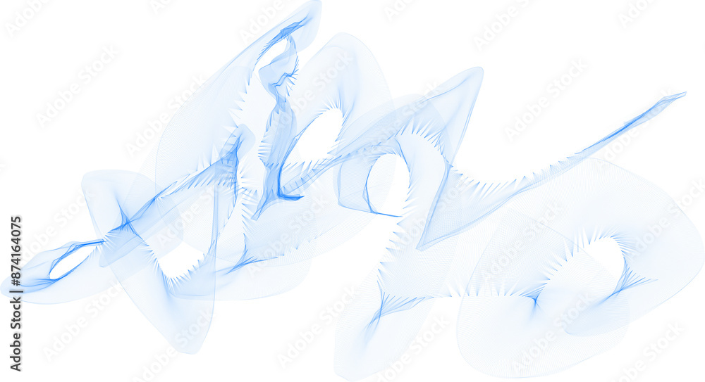 Obraz premium Electron Waves