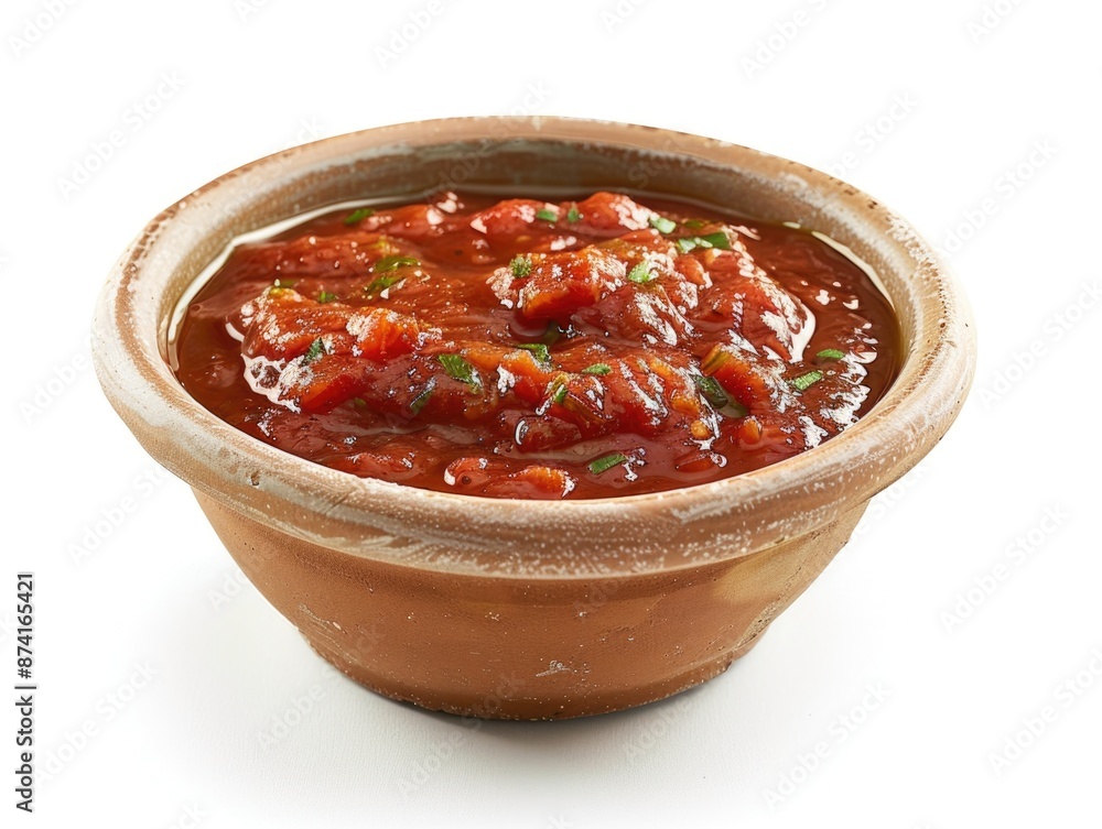 A warm bowl of chili served with a spoon A warm bowl of chili served with a spoon