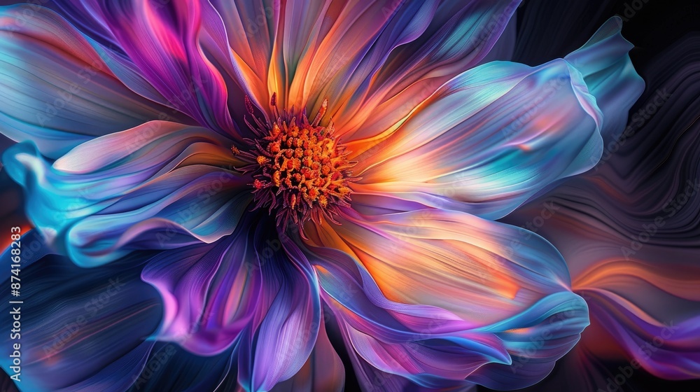 Petals of the Cosmos flower Petals of the Cosmos flower