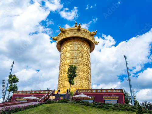 Temple, Stupa and Pagoda in Samten Hills Dalat, Vietnam photo