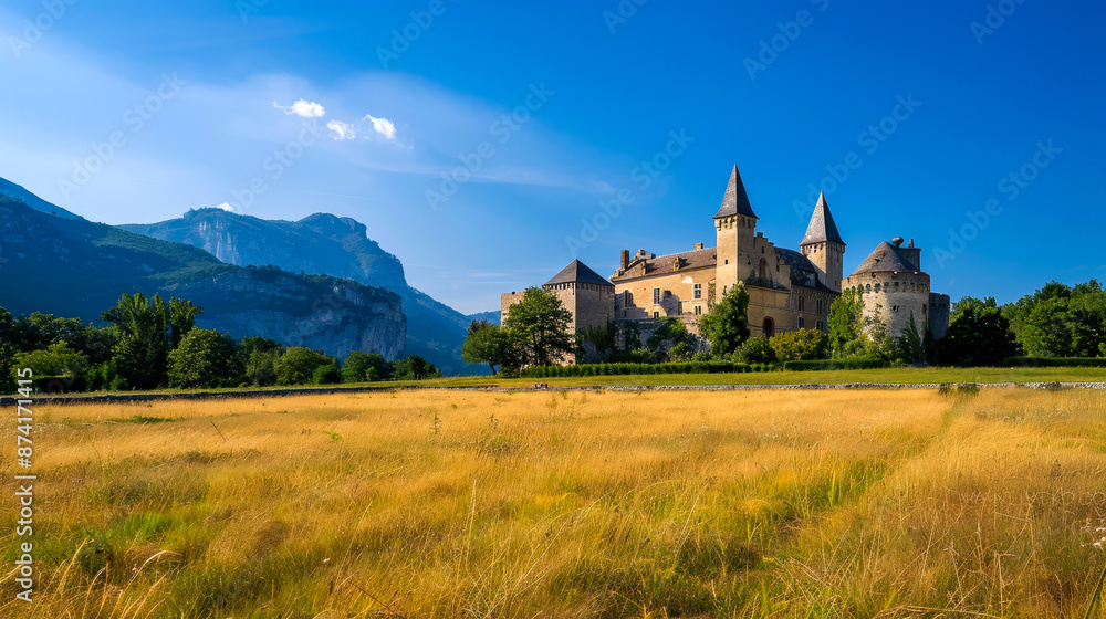 Obraz premium landscape of classic castle style Europa
