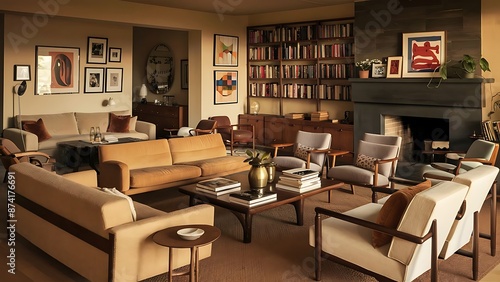 Living room, interior design © Kartik