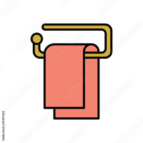 Towel icon vector design templates simple and modern