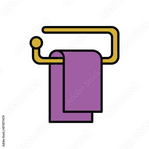 Towel icon vector design templates simple and modern