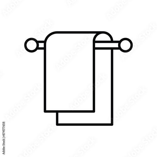Towel icon vector design templates simple and modern