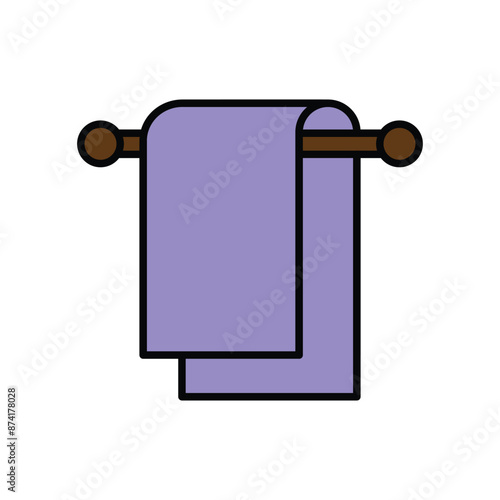 Towel icon vector design templates simple and modern
