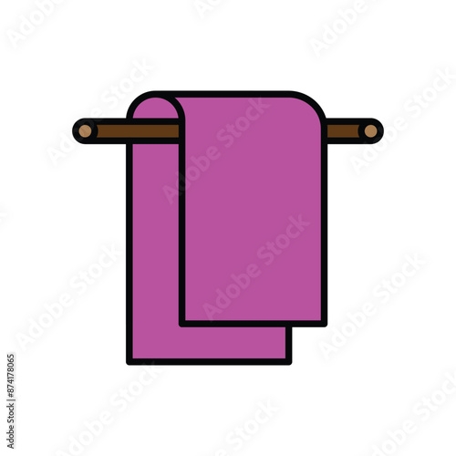 Towel icon vector design templates simple and modern