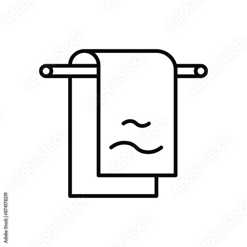 Towel icon vector design templates simple and modern