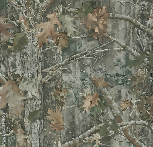  FOREST HUNTING CAMO TEXTURE